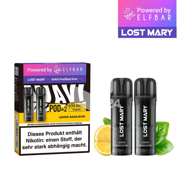 Lost Mary WAVI - Lemon Basilikum *NEU*