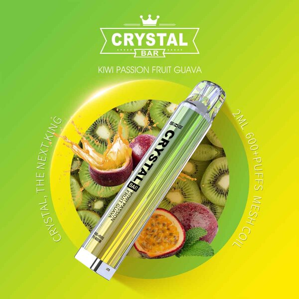 SKE Crystal Bar 600 Kiwi Passion Fruit Guava