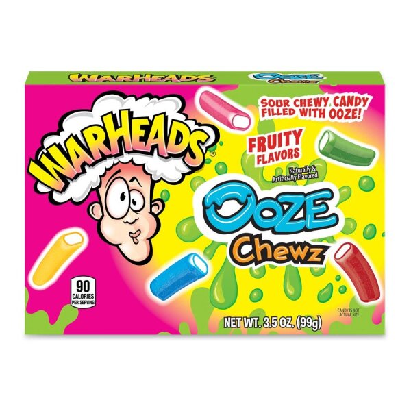 Warheads Ooze Chews Theater Box 99g