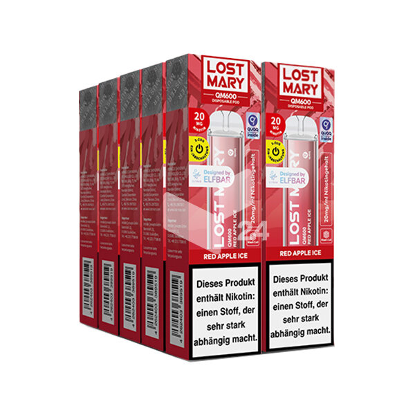 Lost Mary QM600 CP Red Apple Ice