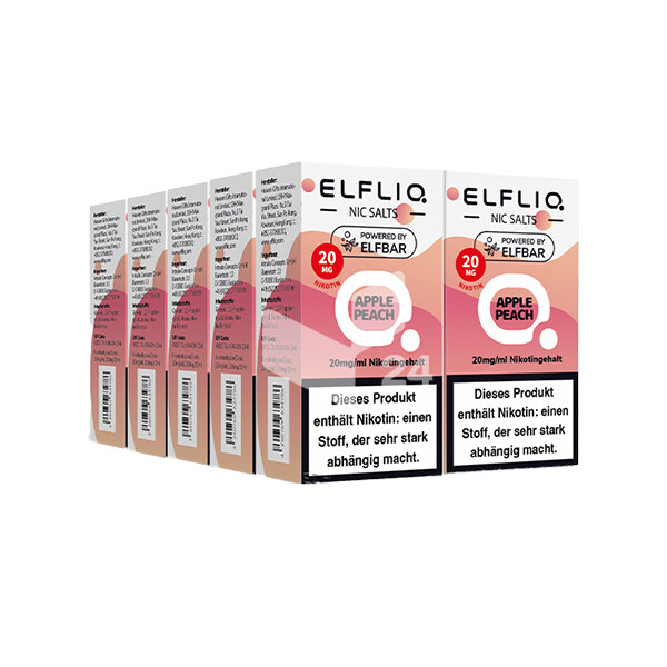 Elfbar - Elfliq Apple Peach - 20mg Nikotin