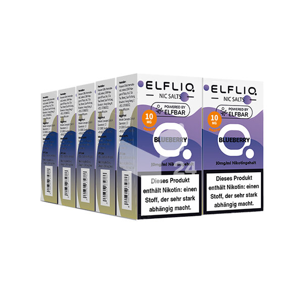 Elfbar - Elfliq Blueberry - 10mg Nikotin