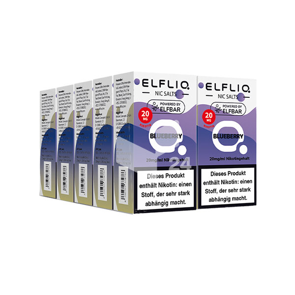 Elfbar - Elfliq Blueberry - 20mg Nikotin