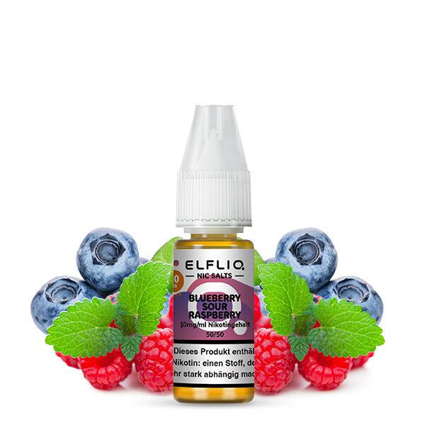 ELF BAR - Elfliq Blueberry Sour Raspberry - 10ML - 10MG/ML - NIKOTINSALZ