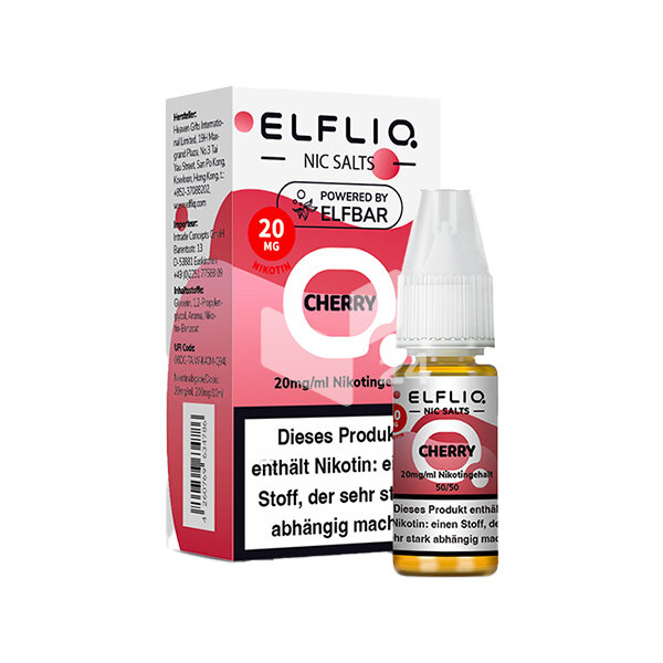 Elfbar - Elfliq Cherry - 20mg Nikotin