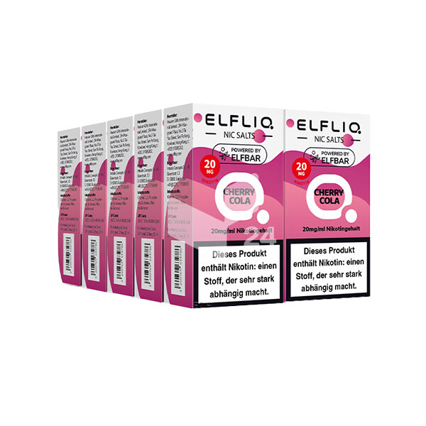 Elfbar - Elfliq Cherry Cola - 20mg Nikotin (Auslauf)
