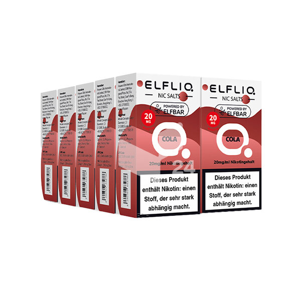 Elfbar - Elfliq Cola - 20mg Nikotin