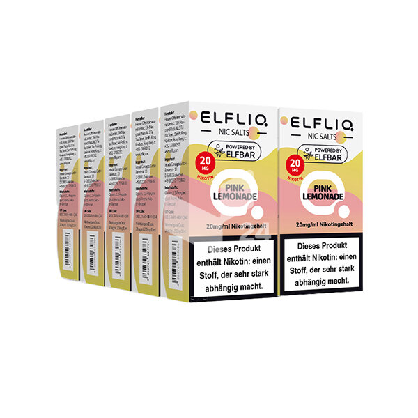 Elfbar - Elfliq Pink Lemonade - 20mg Nikotin
