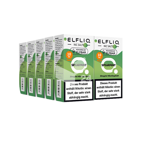 Elfbar - Elfliq Spearmint - 10mg Nikotin