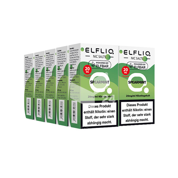 Elfbar - Elfliq Spearmint - 20mg Nikotin