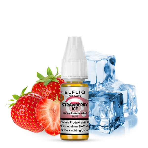 ELF BAR - Elfliq Strawberry Ice - 10ML - 10MG/ML - NIKOTINSALZ