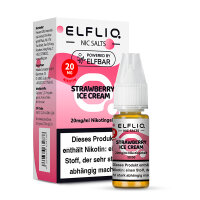 ELF BAR - Elfliq Strawberry Ice Cream - 10ML - 20MG/ML - NIKOTINSALZ