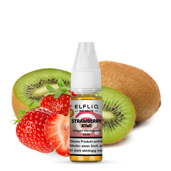 ELF BAR - Elfliq Strawberry Kiwi - 10ML - 10MG/ML - NIKOTINSALZ