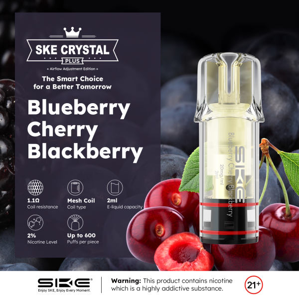 Crystal - Plus Pod Blueberry Cherry Blackberry (2er Pack)