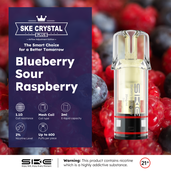 Crystal - Plus Pod Blueberry Sour Raspberry (2er Pack)