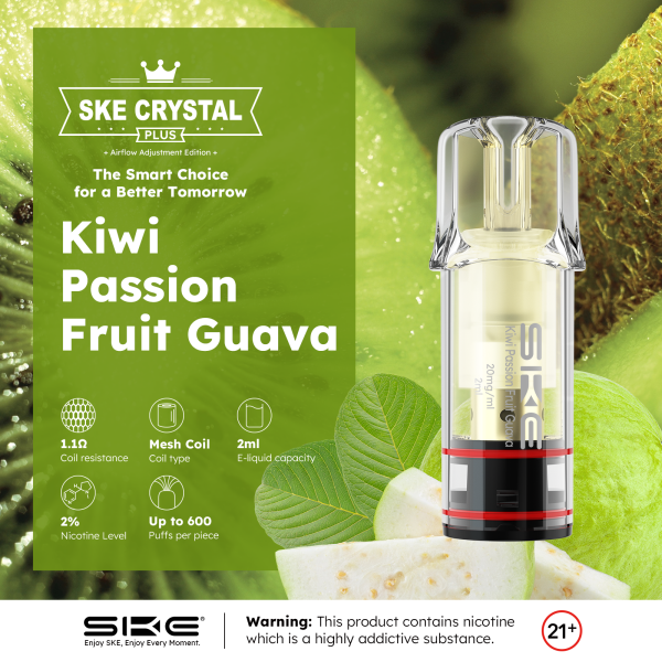 Crystal - Plus Pod Kiwi Passion Fruit Guava (2er Pack)