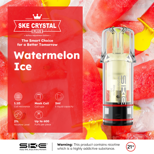 Crystal - Plus Pod Watermelon Ice (2er Pack)