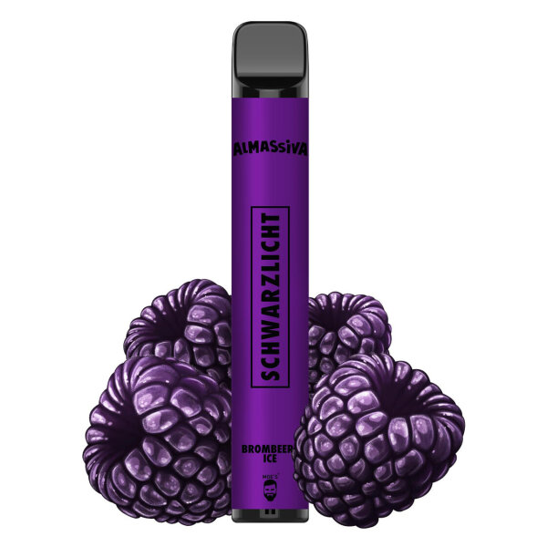 Al Massiva Vape Schwarzlicht(Brombeere Ice)