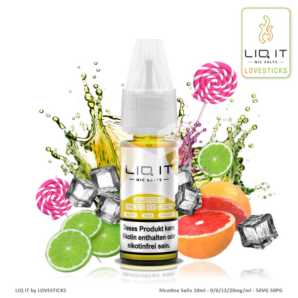 Grapefruit, Limette, Ice Candy - 20mg