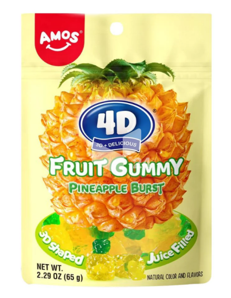 4D Peelable Pineapple Gummy