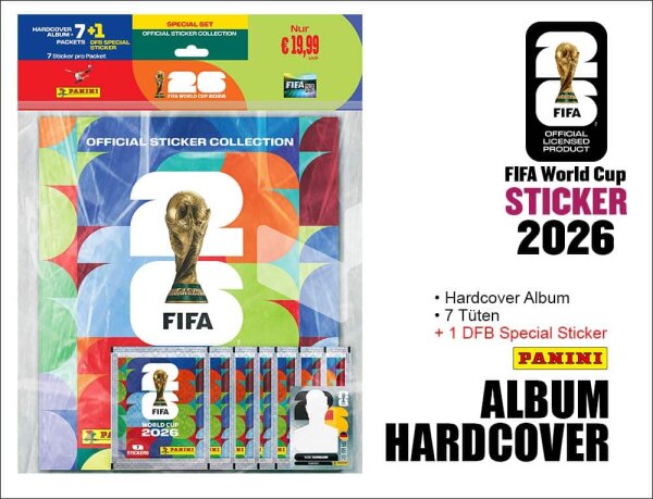 Hardcover Album + 7 Tüten